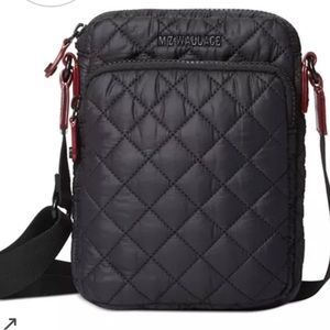 MZ Wallace Metro Micro Nylon XBODY. Black.Pre Loved.Soiled Interior.